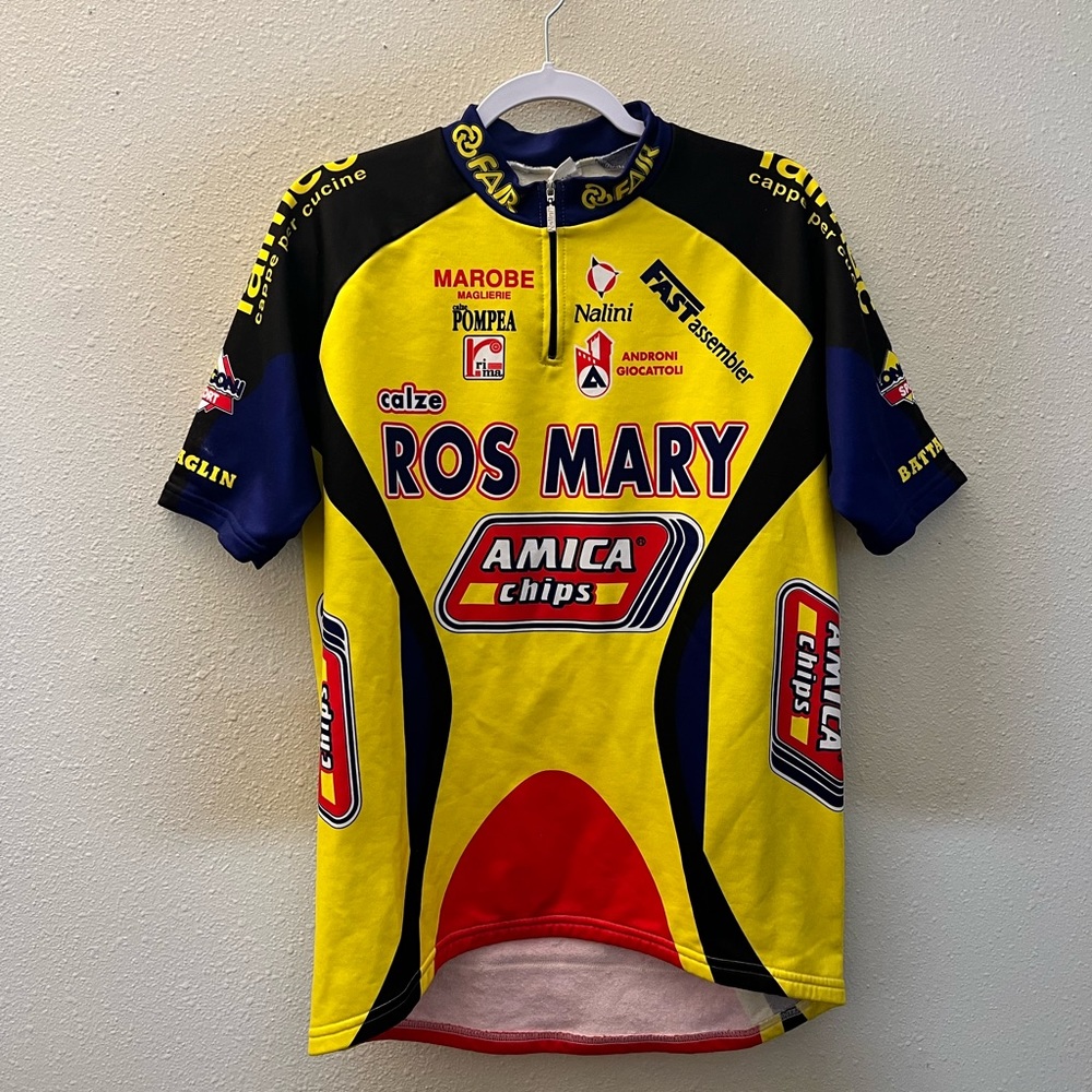 Yellow Ros Mary NASCAR shirt size medium